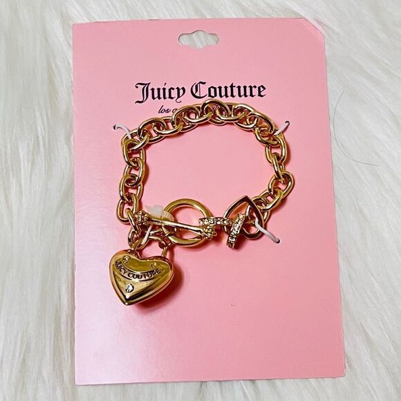 Juicy Couture Accessories - Juicy Couture HEART PENDANT BRACELET